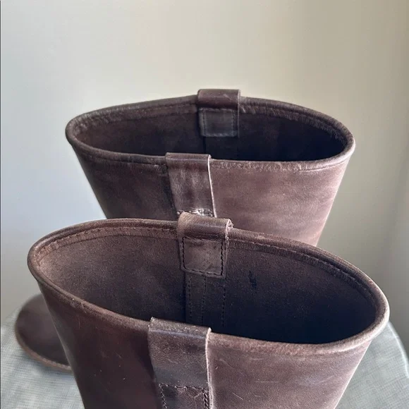 Ivylee Copenhagen ~Handmade Dark Brown Simone Mid-Calf Boots in size 7.5- 8 - Picture 10 of 16